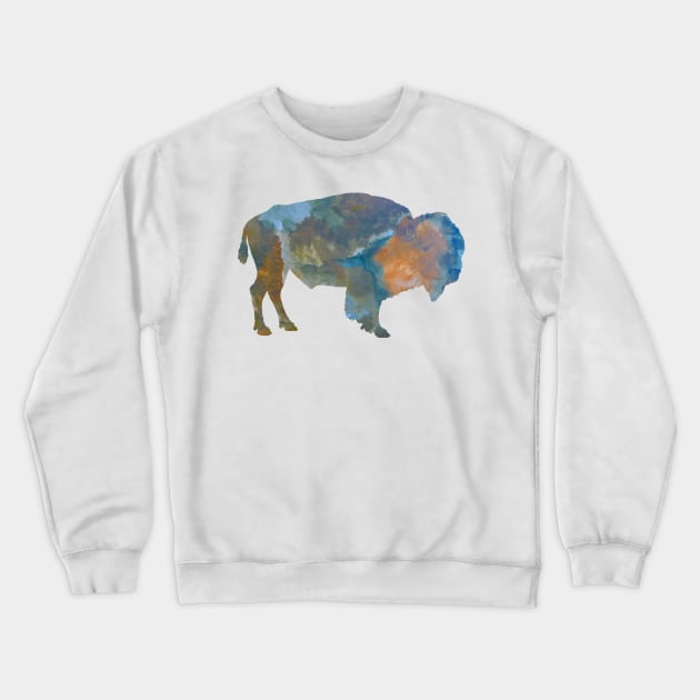 Bison Crewneck Sweatshirt by BittenByErmines